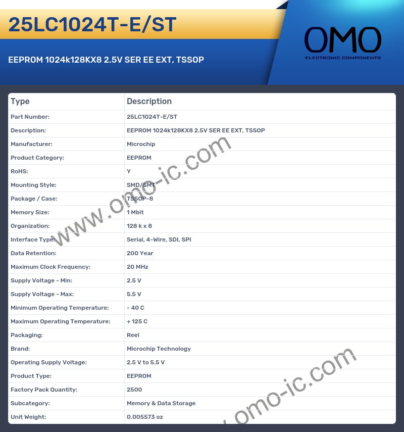 25LC1024T-E/ST