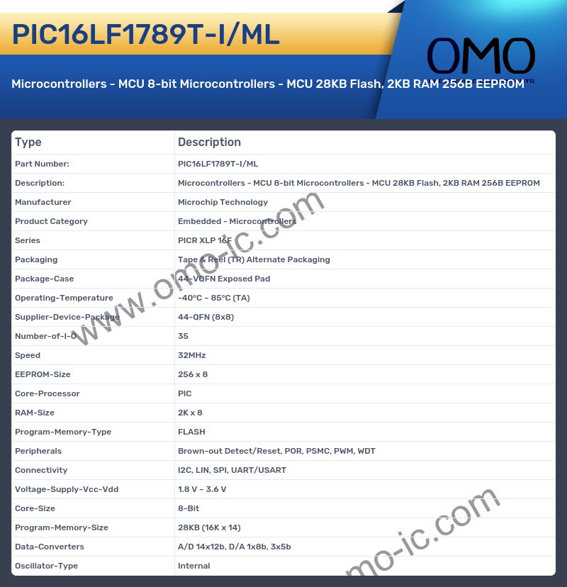 PIC16LF1789T-I/ML
