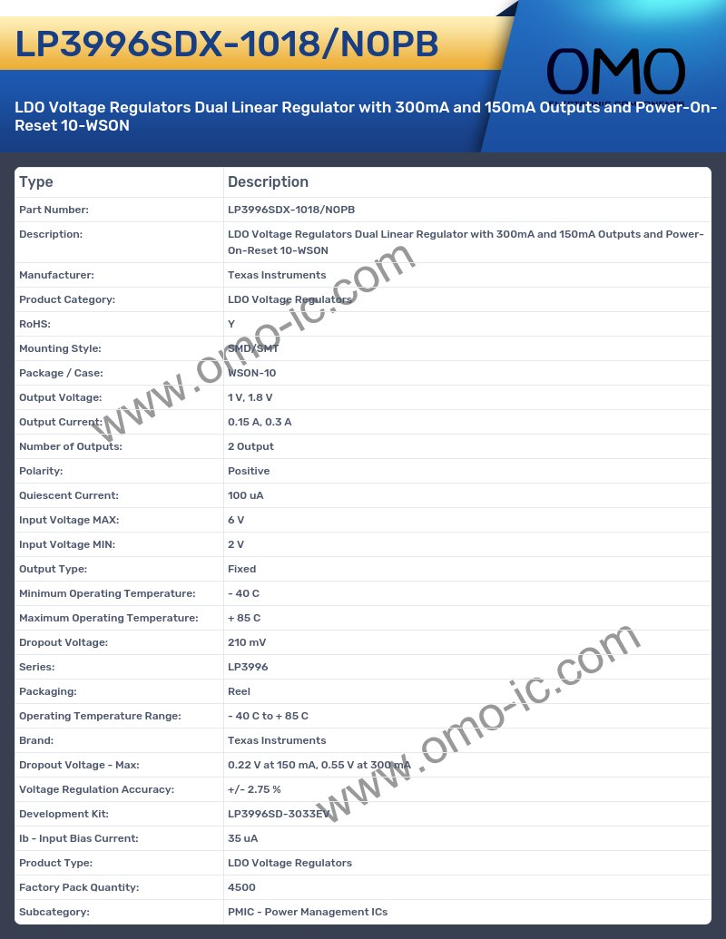 LP3996SDX-1018/NOPB