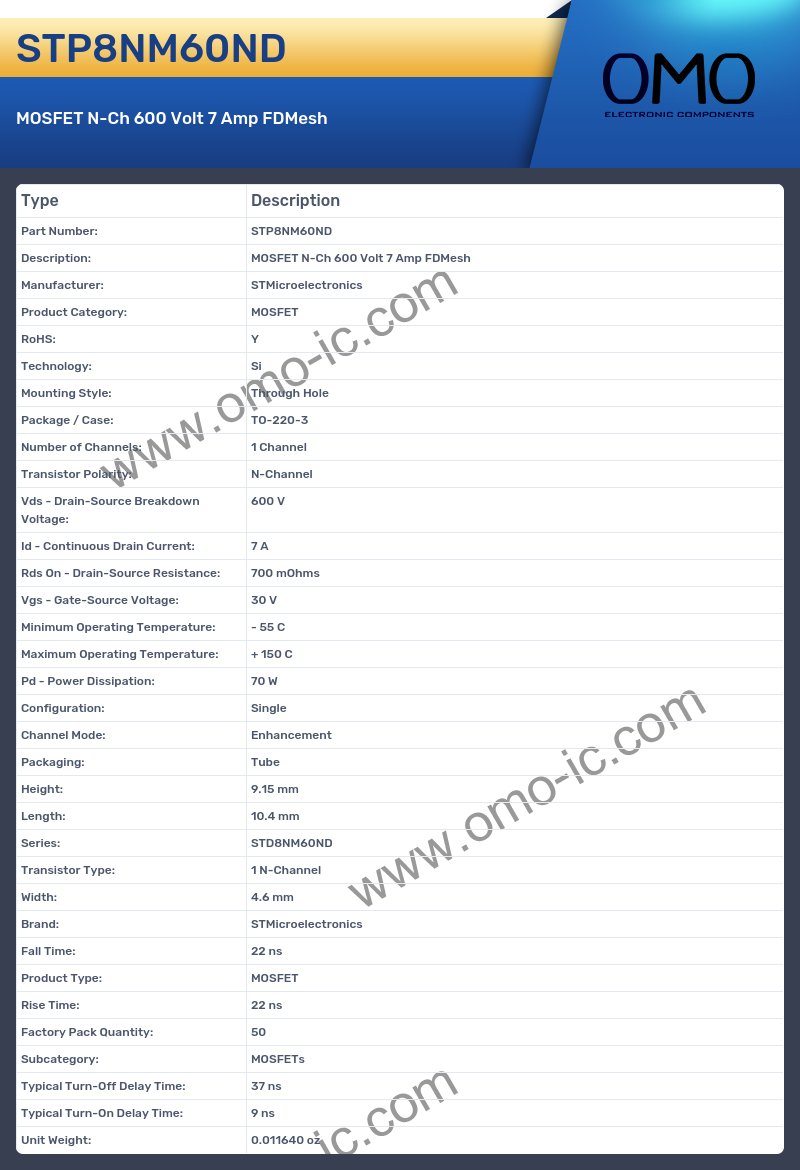 STP8NM60ND