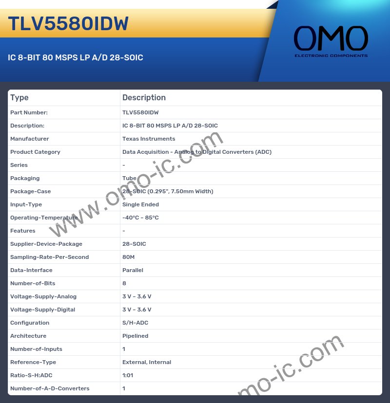 TLV5580IDW