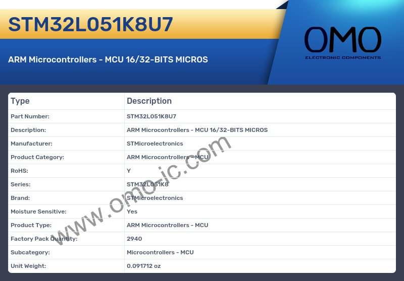 STM32L051K8U7
