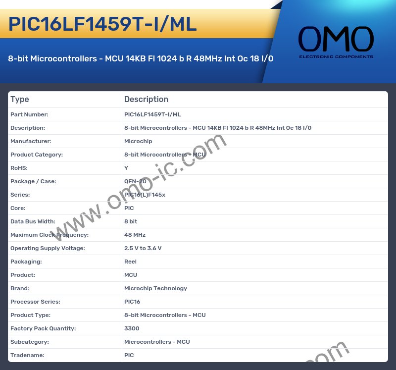PIC16LF1459T-I/ML