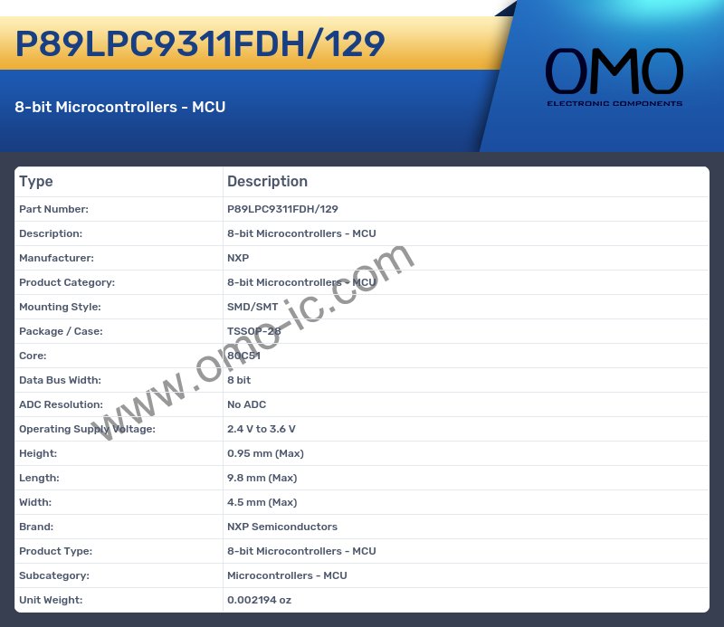 P89LPC9311FDH/129