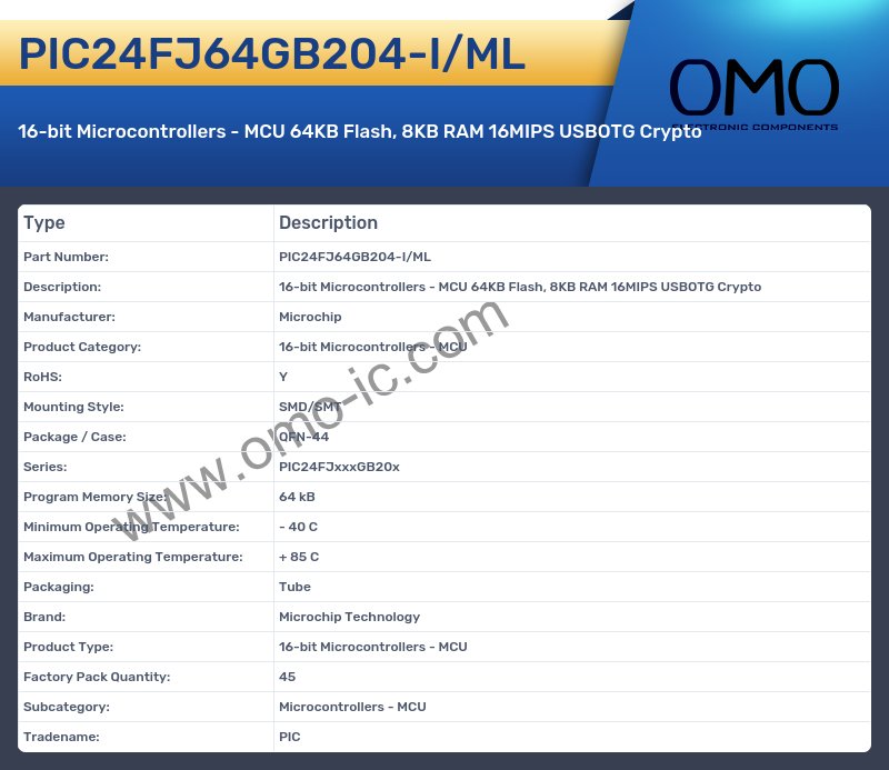 PIC24FJ64GB204-I/ML