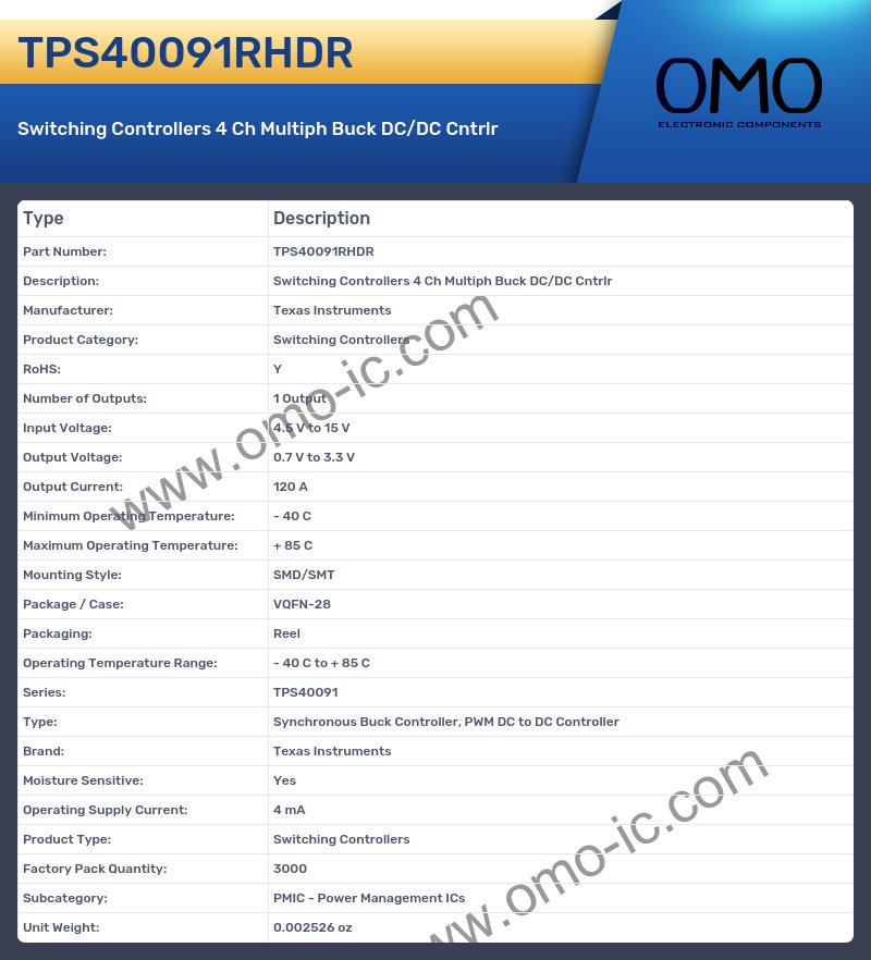 TPS40091RHDR