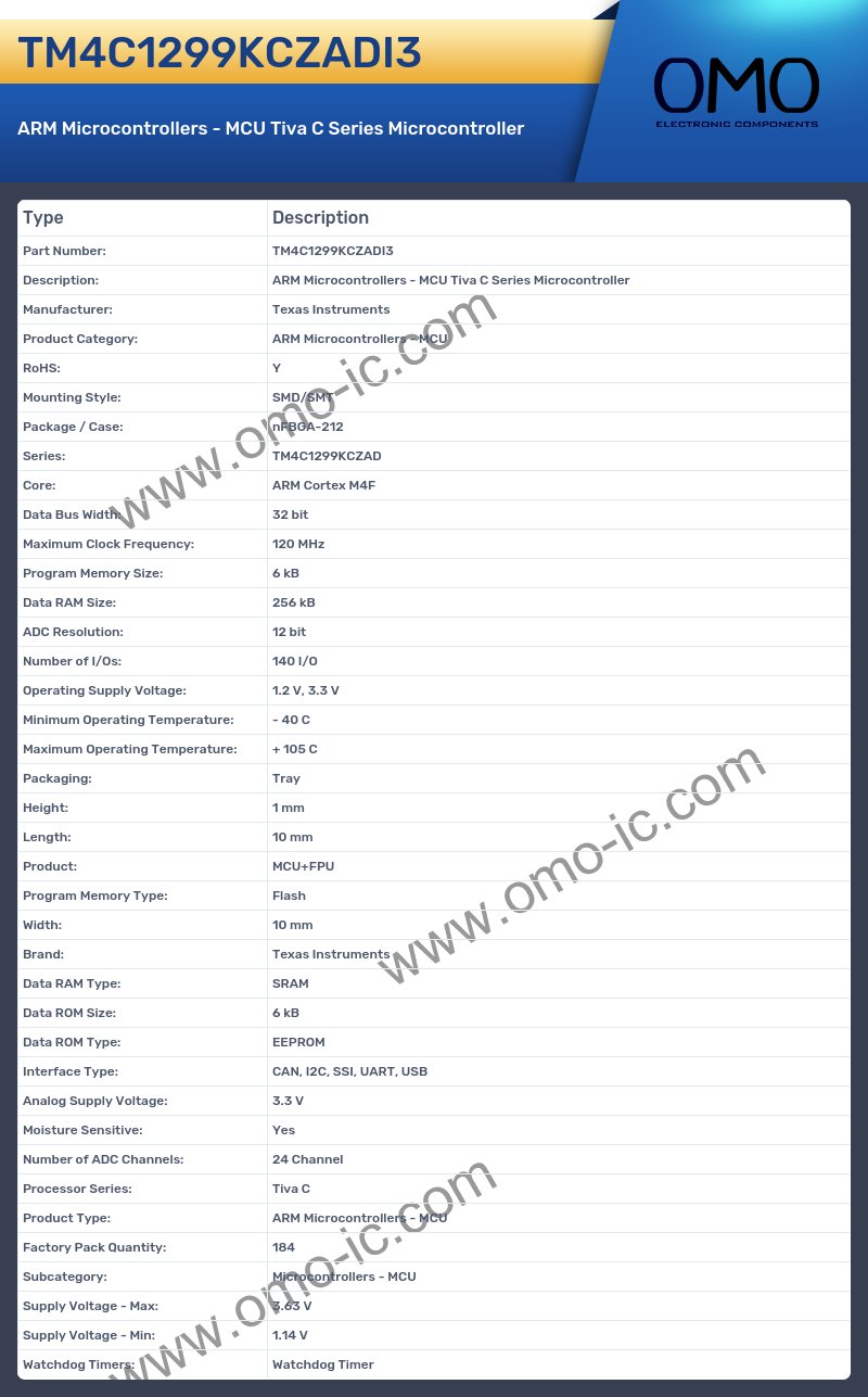 TM4C1299KCZADI3