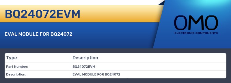 BQ24072EVM
