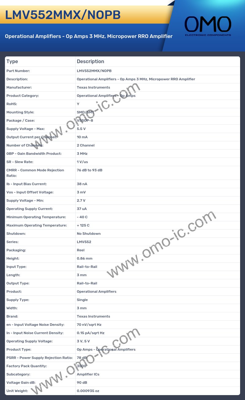 LMV552MMX/NOPB