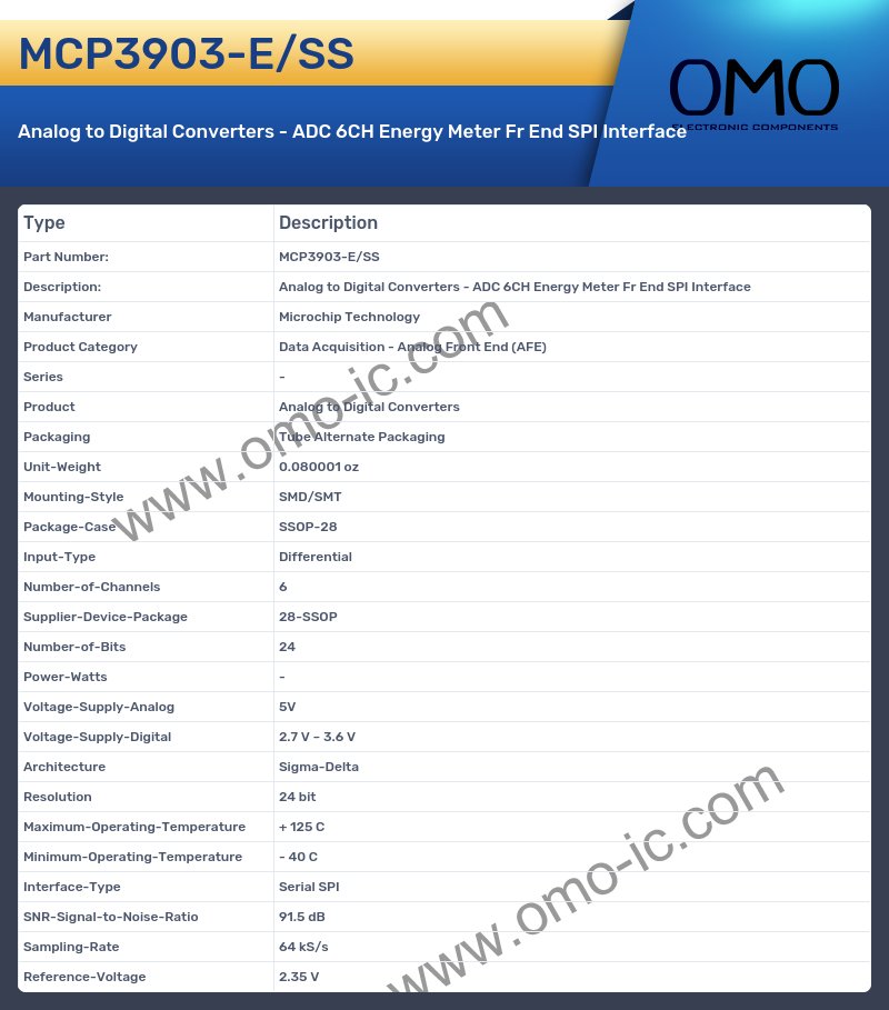 MCP3903-E/SS
