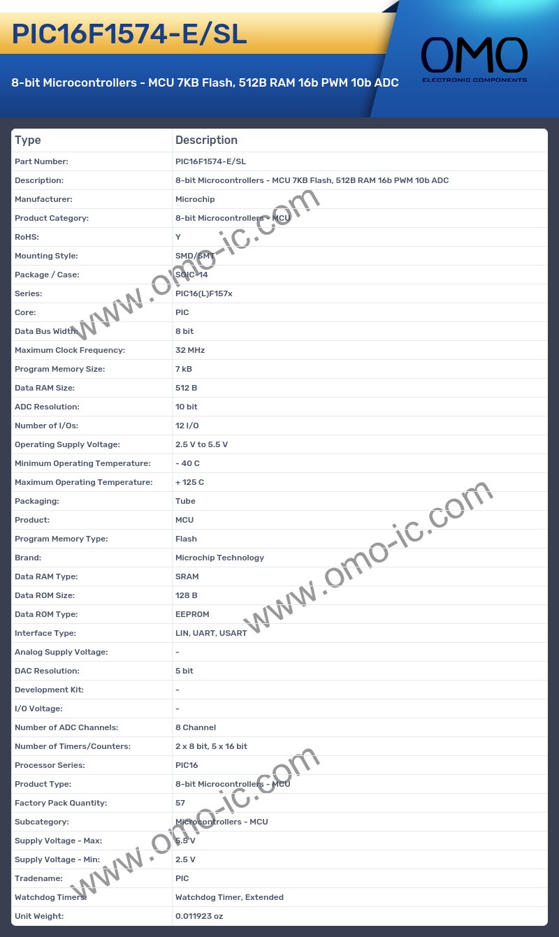 PIC16F1574-E/SL