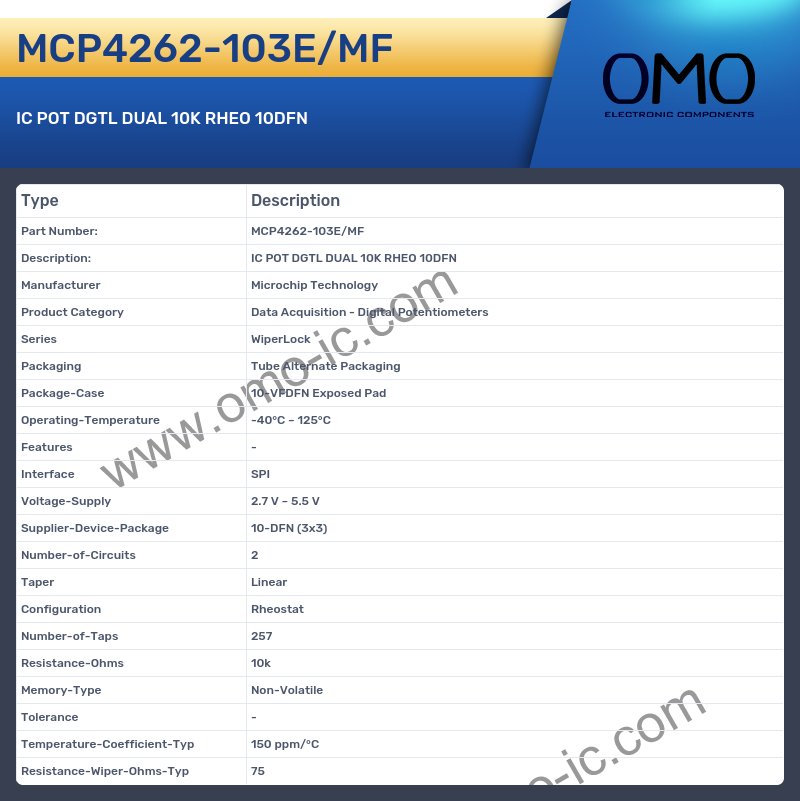 MCP4262-103E/MF