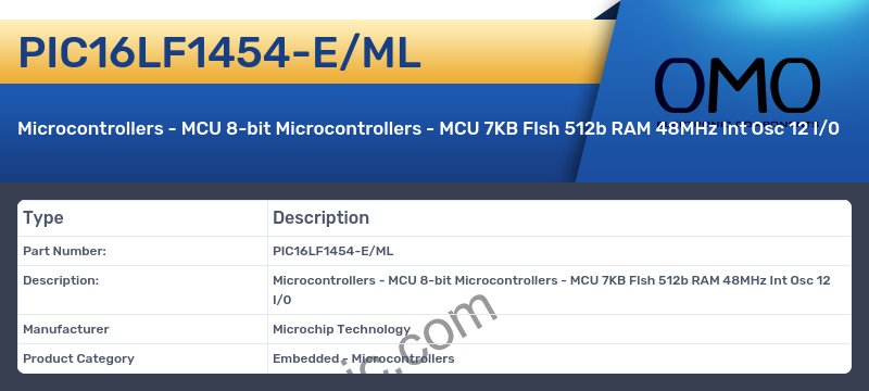 PIC16LF1454-E/ML
