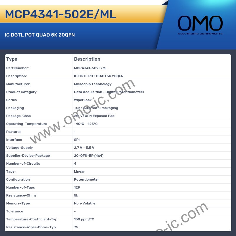 MCP4341-502E/ML