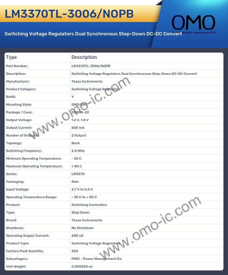 LM3370TL-3006/NOPB