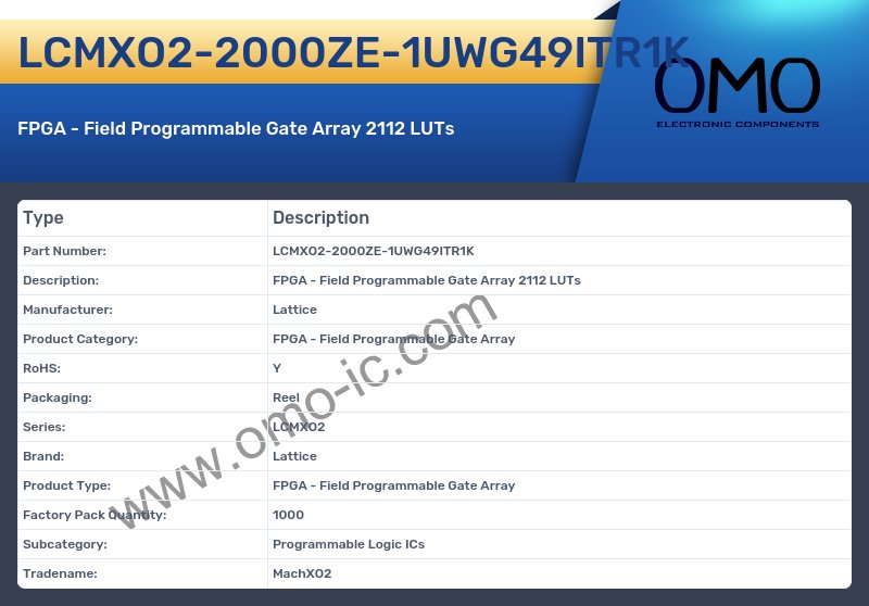 LCMXO2-2000ZE-1UWG49ITR1K
