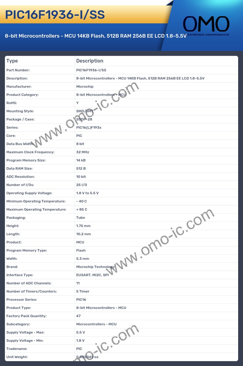 PIC16F1936-I/SS