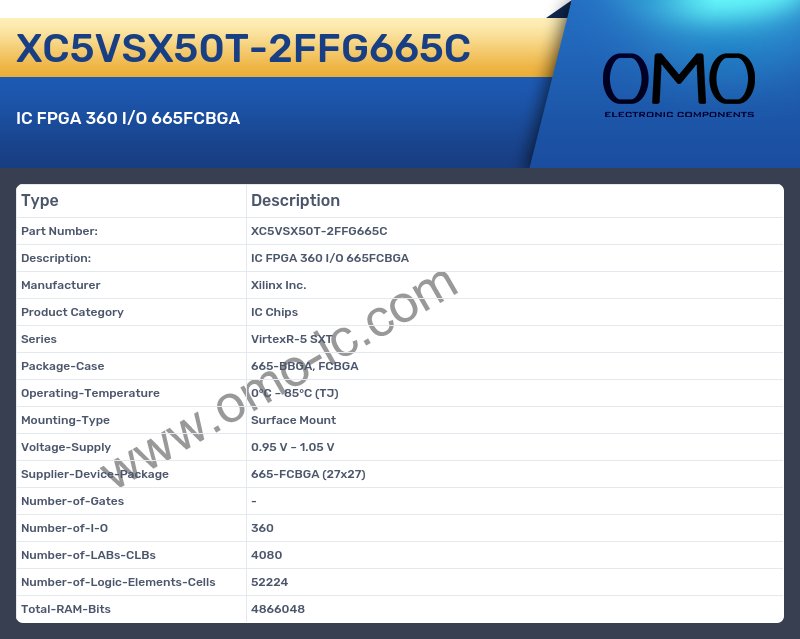 XC5VSX50T-2FFG665C