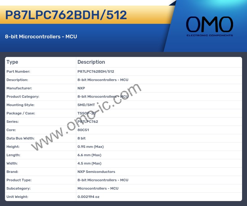 P87LPC762BDH/512