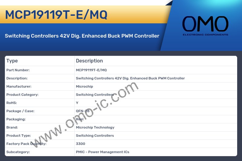 MCP19119T-E/MQ