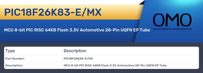 PIC18F26K83-E/MX