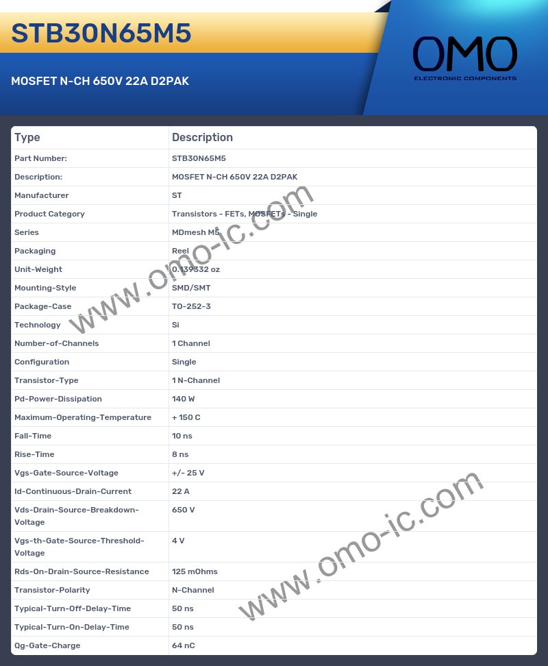 STB30N65M5