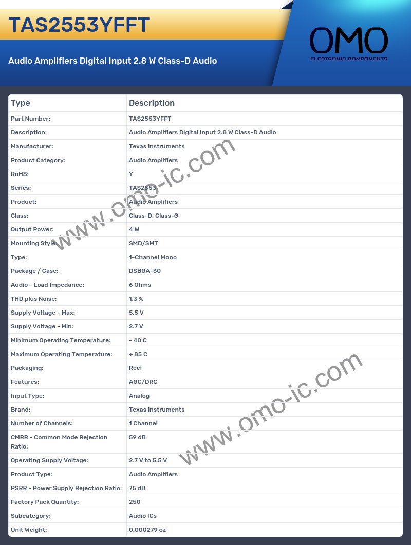 TAS2553YFFT