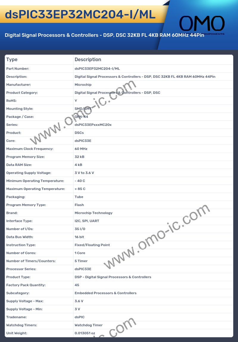 dsPIC33EP32MC204-I/ML