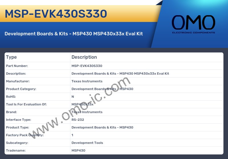 MSP-EVK430S330