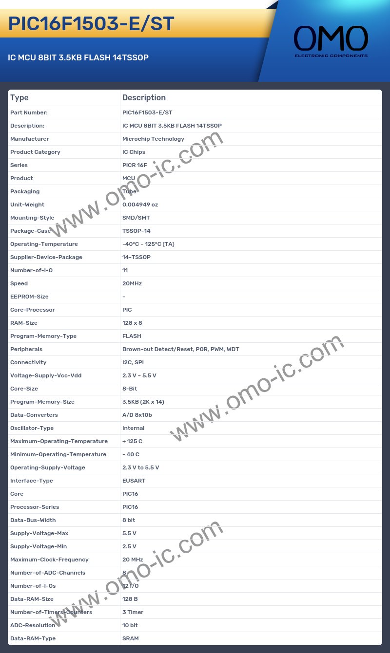 PIC16F1503-E/ST