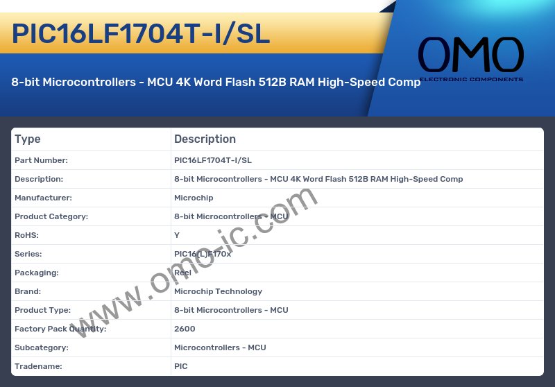 PIC16LF1704T-I/SL