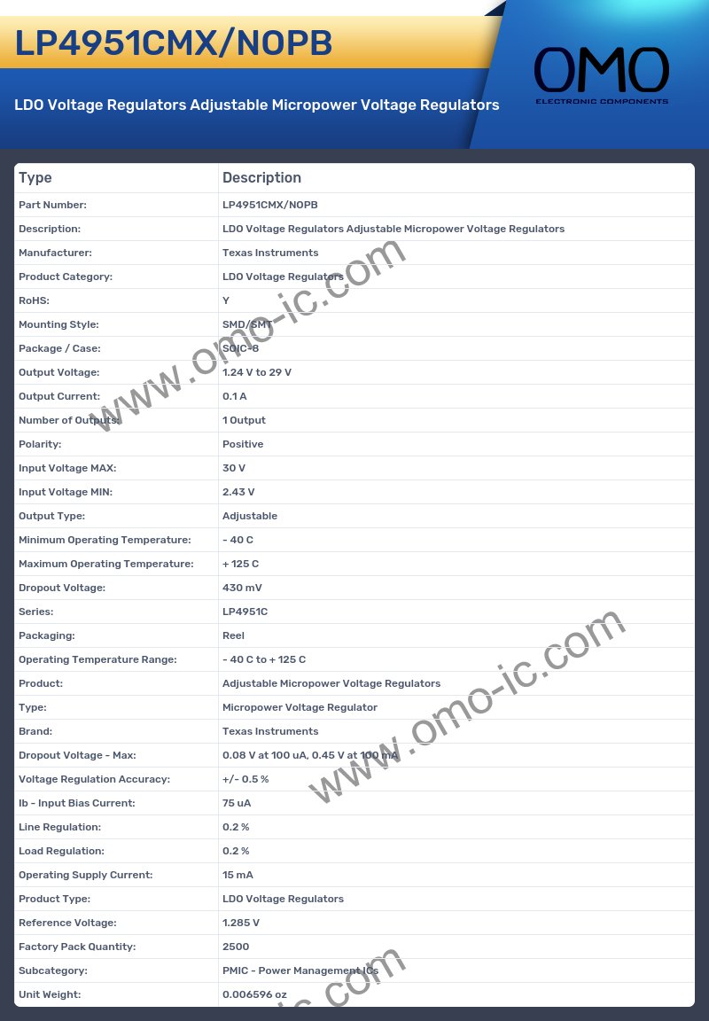 LP4951CMX/NOPB