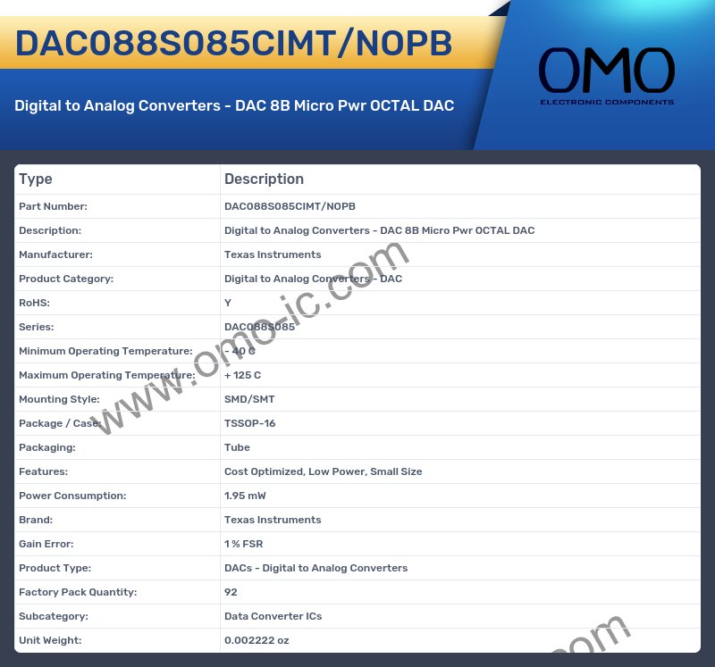 DAC088S085CIMT/NOPB