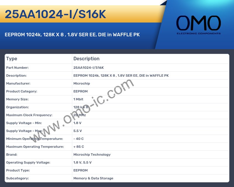 25AA1024-I/S16K