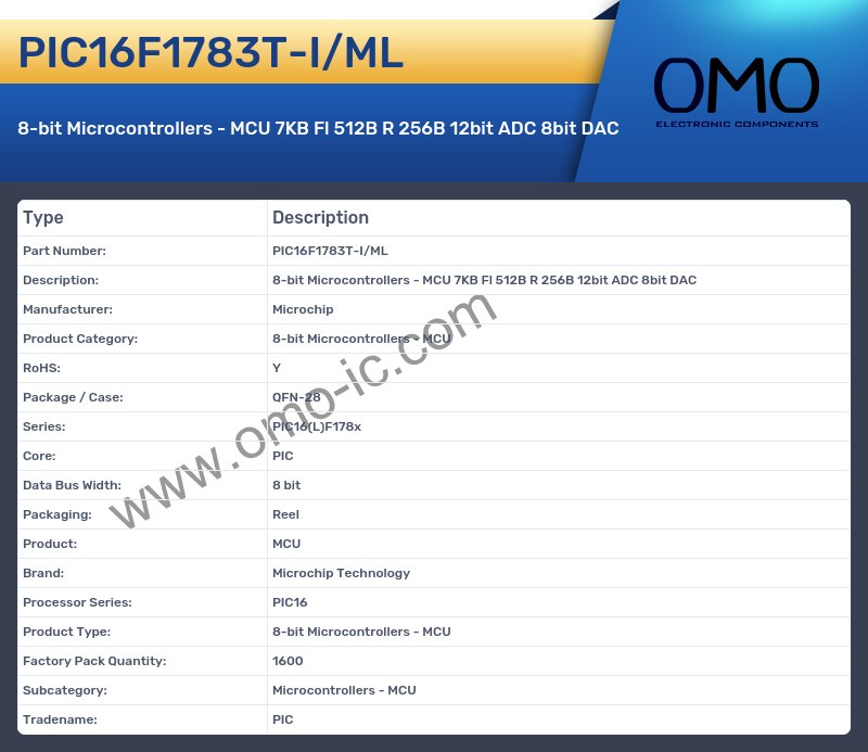 PIC16F1783T-I/ML