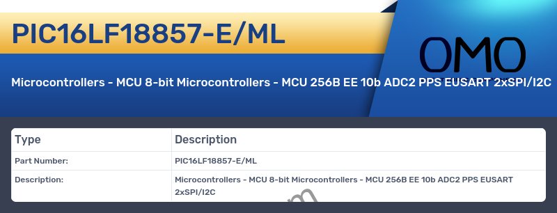 PIC16LF18857-E/ML