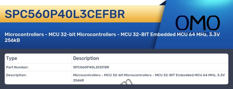 SPC560P40L3CEFBR