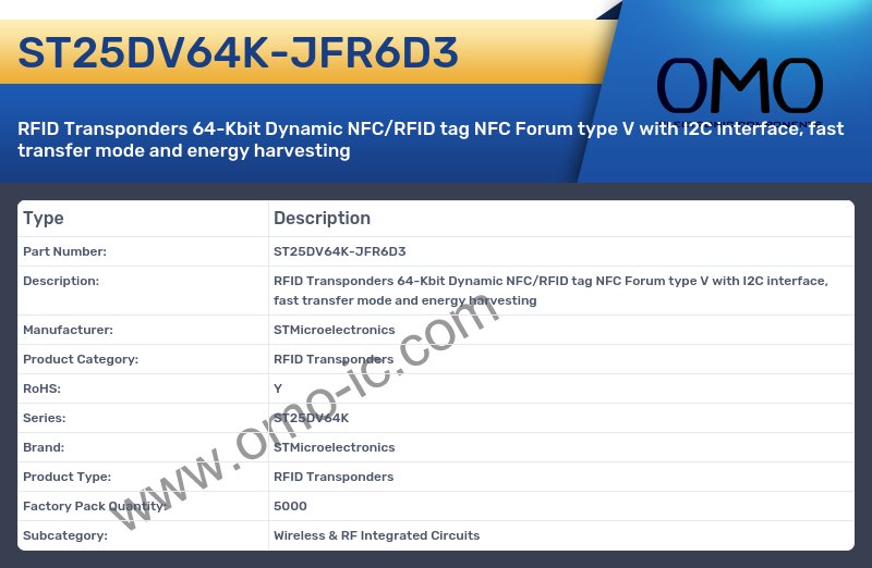 ST25DV64K-JFR6D3