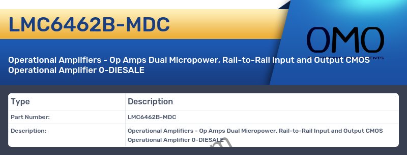 LMC6462B-MDC