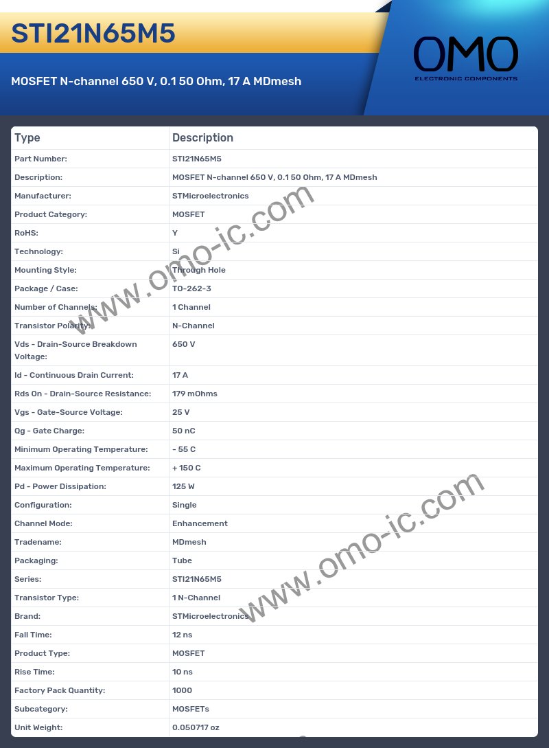 STI21N65M5