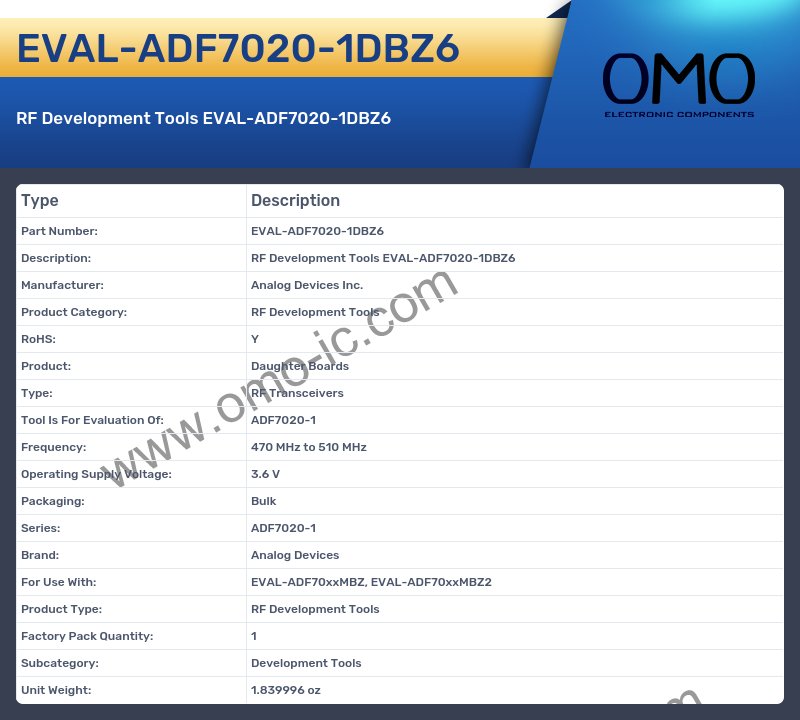 EVAL-ADF7020-1DBZ6
