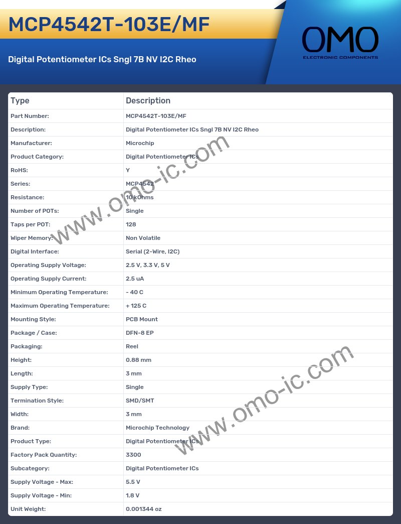 MCP4542T-103E/MF