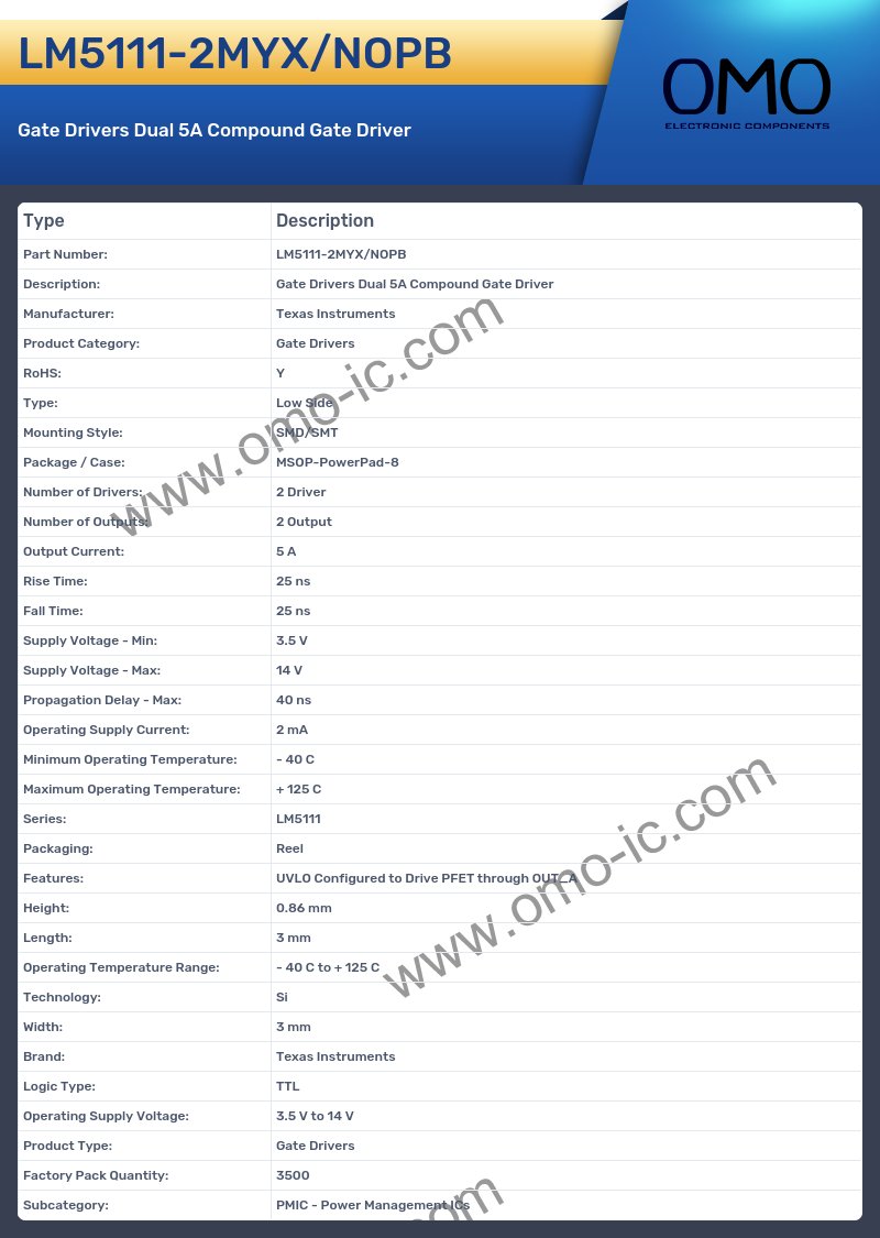 LM5111-2MYX/NOPB