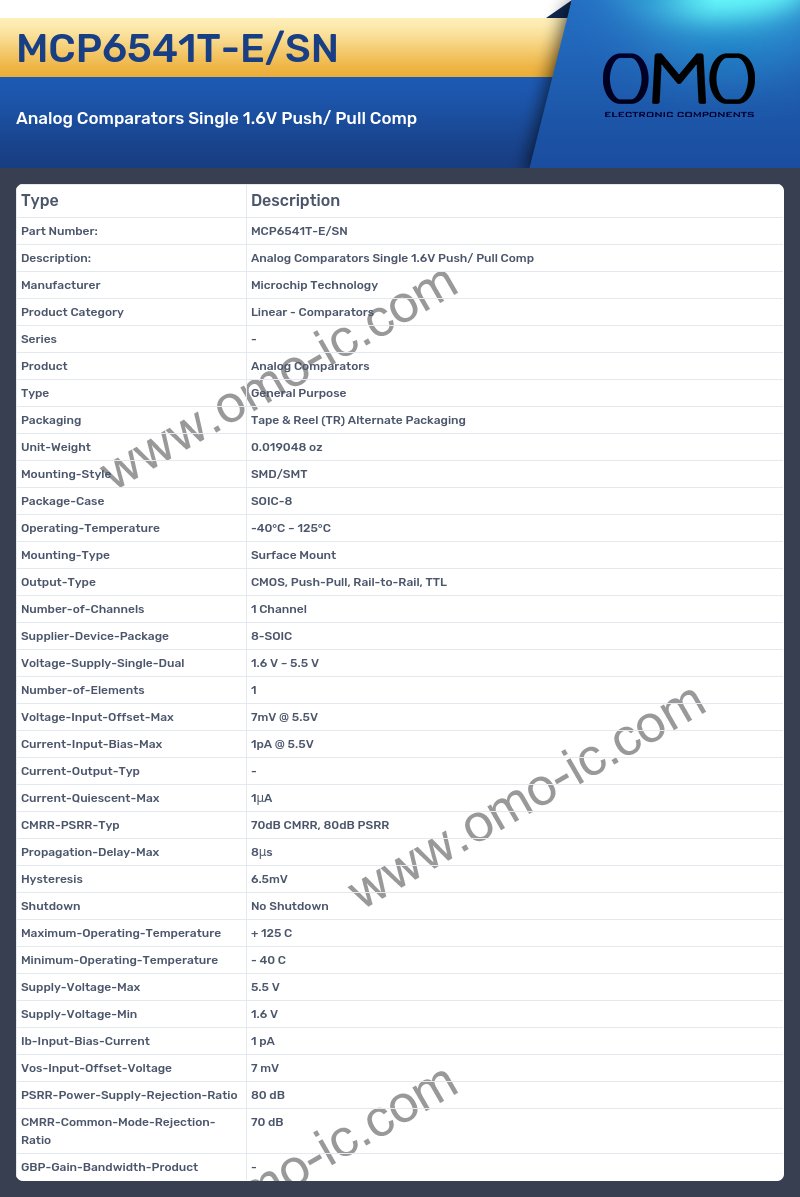 MCP6541T-E/SN