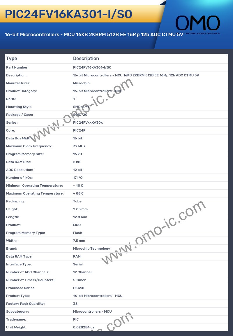 PIC24FV16KA301-I/SO