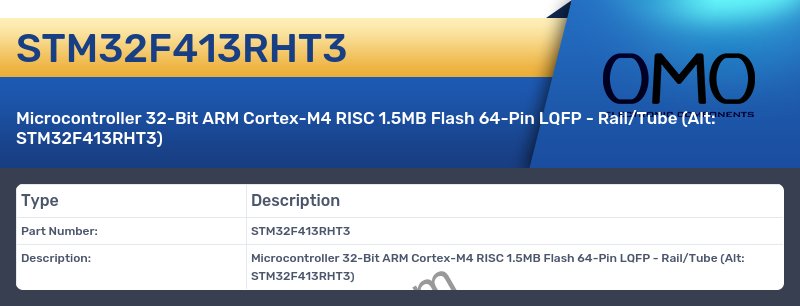 STM32F413RHT3