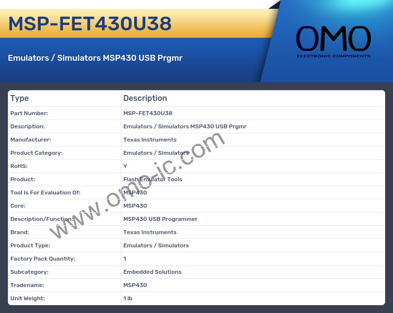 MSP-FET430U38