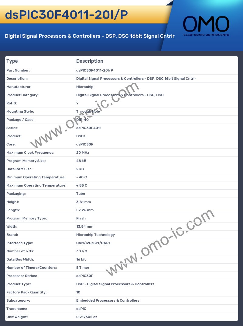 dsPIC30F4011-20I/P