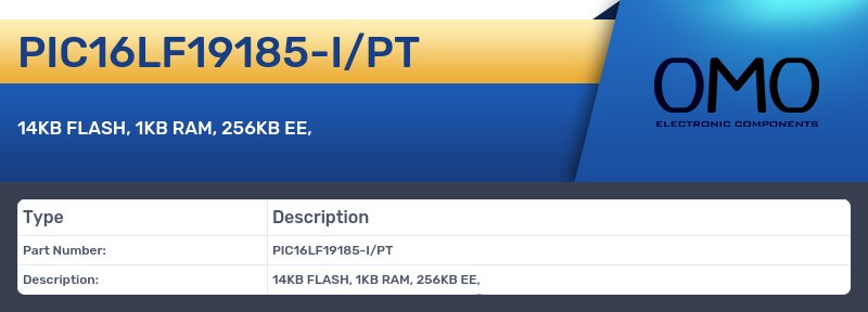 PIC16LF19185-I/PT
