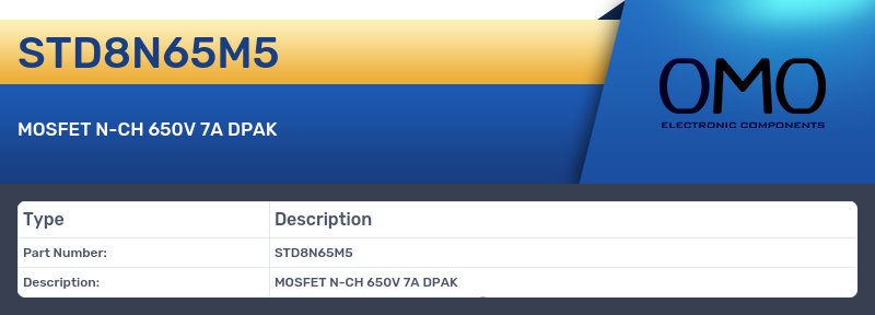 STD8N65M5